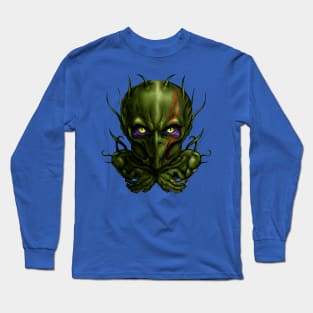 strange alien warrior Long Sleeve T-Shirt